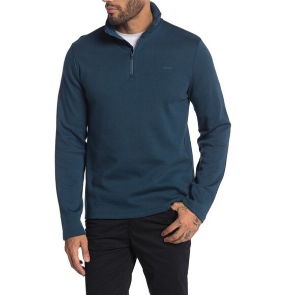 Long Sleeve Calvin Klein Liquid Touch Shirt Liquid Touch Welt Zip